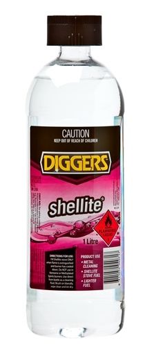 Diggers Shellite Recosol R55 1 Litre lighter fuel 1563463