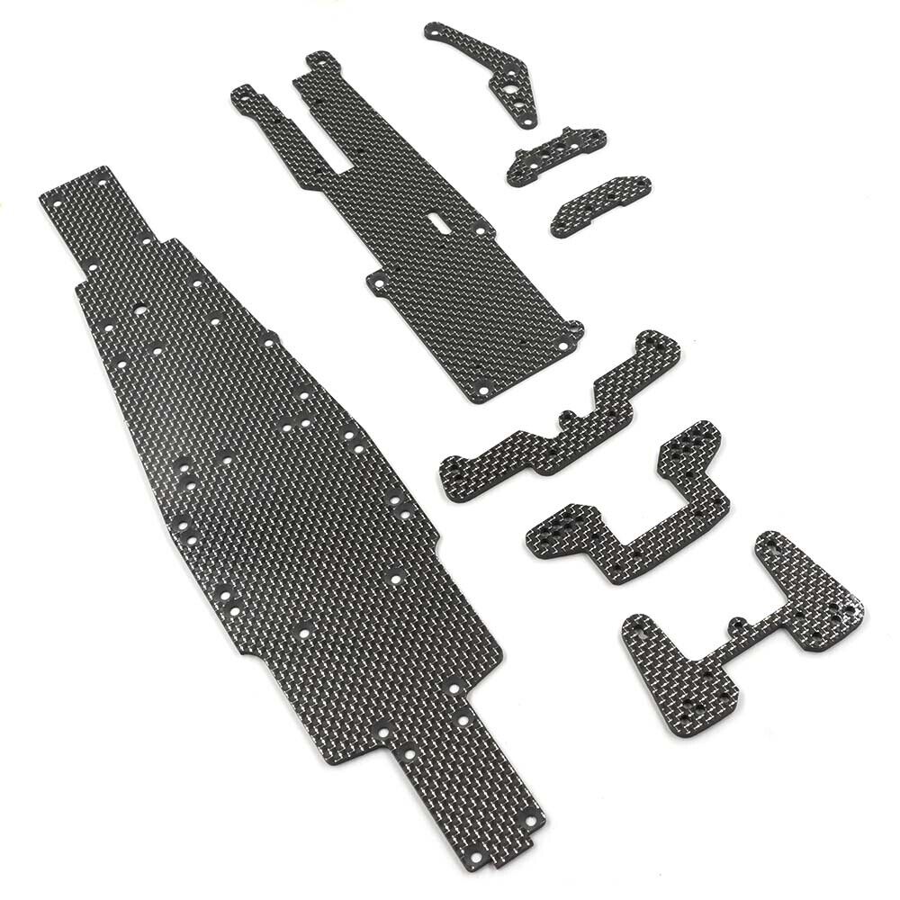 Yeah Racing Carbon Upgrade Set For Kyosho Optima Mid 1/10 RC Buggy
