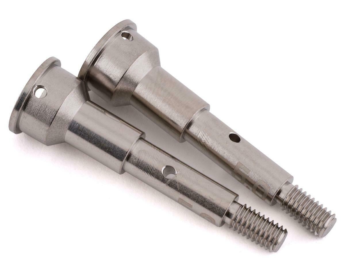 Exotek Racing 2061 Titanium Rear Axle CVA Set, VHA 5.0 TLR Buggy