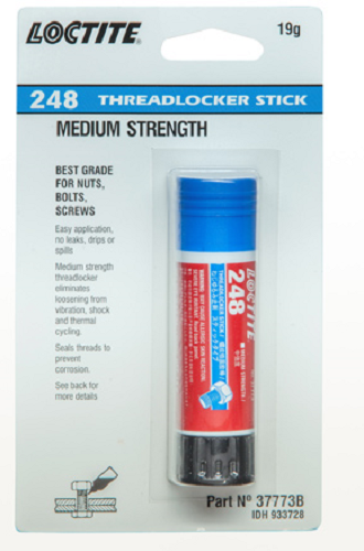933728 - Loctite 248 Threadlocker Stick 19g