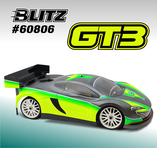 BLITZ GT3 1/8th GT Body Shell 0.8mm #60806-10