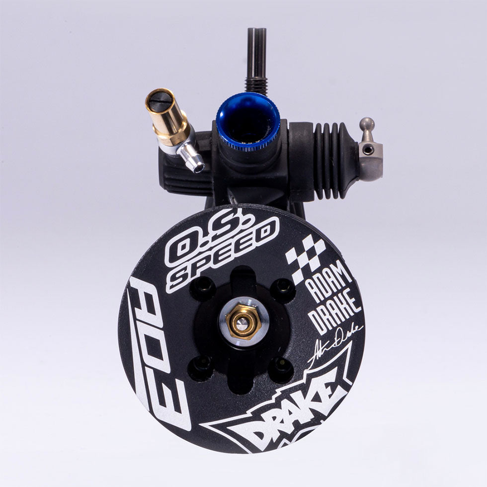 OS Engines Speed B21 Adam Drake 3 .21 Buggy Engine with T-2090 Pipe OS-1CJ01