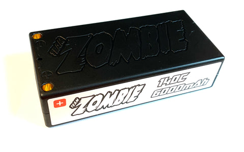 Team Zombie LiPo Shorty Battery 6000mAh 7.4v 140c - Speedy RC