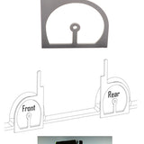 U4806 - Touring Car Wheel Arch Cutting Jig - Speedy RC