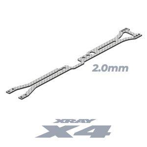 XRAY X4 GRAPHITE UPPER DECK 1.6MM - XY301071 - Speedy RC