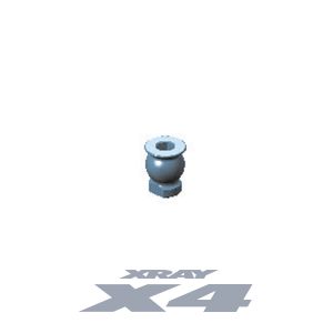 XRAY X4 LOWER ARM BALL UNIVERSAL 6.0MM WITH HEX - HUDY SPRING STEEL™ (2) - XY303250 - Speedy RC