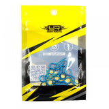 Yeah Racing RC Body Clips Laser Blue (10pcs)