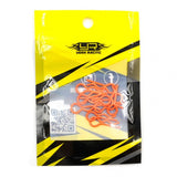 Yeah Racing RC Body Clips Fluro Orange (10pcs)