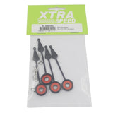 Xtra Speed Body Clip Holder Red (4pcs)