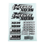 Execute XQ3S Logo Sticker Decal A6 148x105mm (XP-30055)