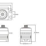 Power HD GTS-2 HV 23kg Brushless Servo