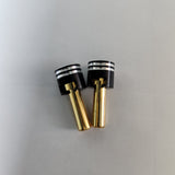 MACH-1 RACING // HEAT SINK W/ 5MM BULLETS (2 x black plugs)