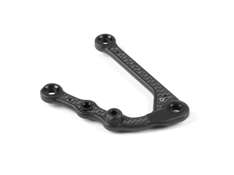 XRAY X4 CFF REAR LOWER ARM - INNER SHOCK POSITION - GRAPHITE - LEFT