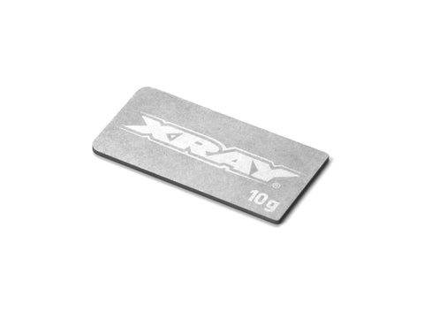 XRAY XRAY PURE TUNGSTEN CHASSIS WEIGHT 10g