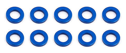 Ballstud Washers, 5.5x3.0x1.0 mm, blue aluminum