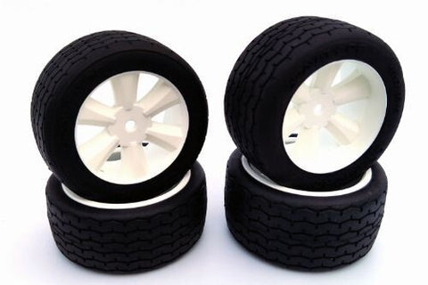 G-Spec VTA Tires (Set of 4) Pre glued, VTA Edge Wheel, White