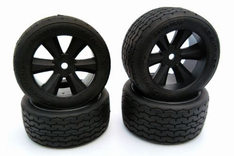 G-Spec VTA Tires (Set of 4) Pre glued, VTA Edge Wheel, Black