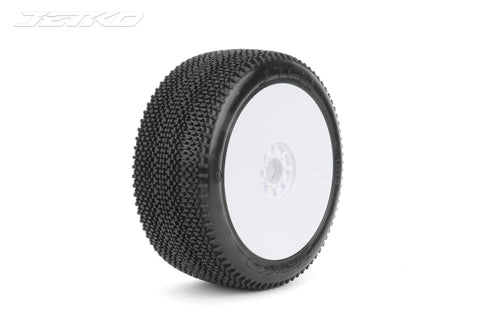 JETKO J-TEN 1/8 Buggy Pre-Glued Tires (pair)