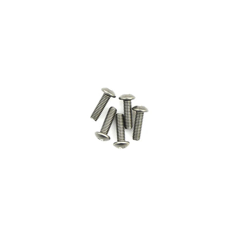 Titanium Button Head Hex Screws M3 x 10 pk10