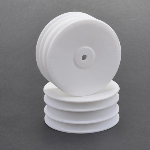 Wheel; Hex Front - White - 4wd - pr