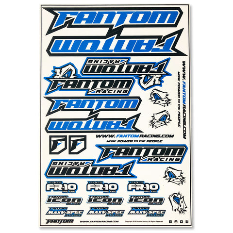 Fantom Racing Stickers / Decals