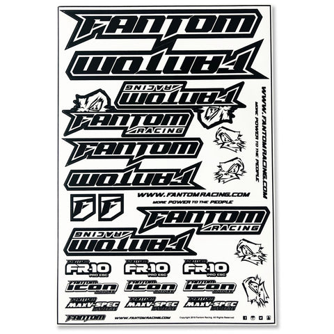 Fantom Racing Stickers / Decals