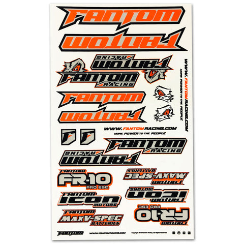 Fantom Racing Stickers / Decals