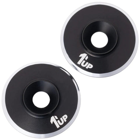 1up Racing 7075 LowPro Wing Washers (Black)