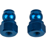 RC10B7 Shock Bushings, 8mm, blue aluminum