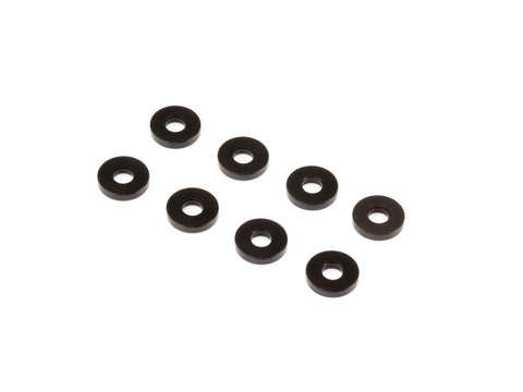 <A73815> ALUMINUM WASHER 3x8x1.5mm (Black/8pcs)