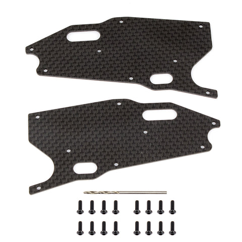 RC8T3.1 FT GRAPHITE ARM STIFFENERS FRONT