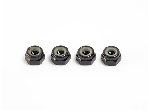 <B07401> M4 NYLON NUT (Black/4pcs)