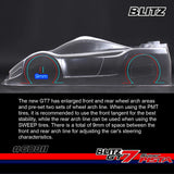 Blitz GT7 Super Pista 1/8th GT Body 1.0mm