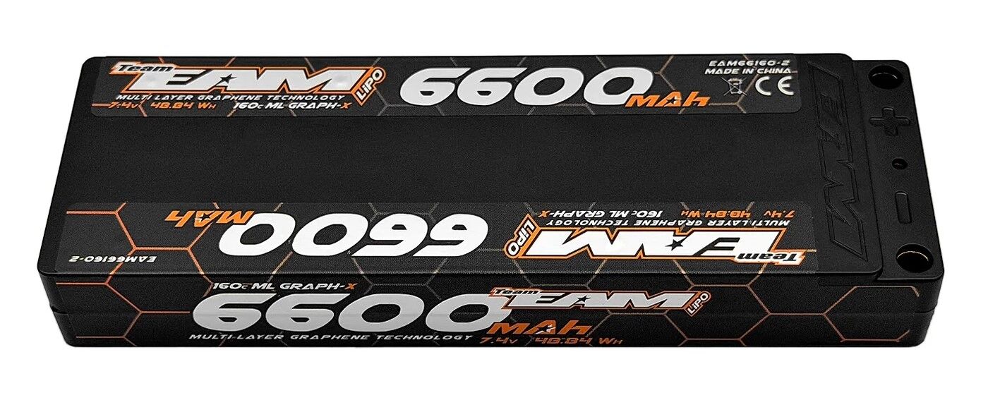 EAM MLG-X 6600mAh 160C 7.4V 2S ULCG LiPo