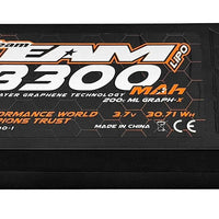 Team EAM - Multi Layer Graph-X 8300mAh - 200C -  3,7V - 165g, -  1S 1:12 LiPo
