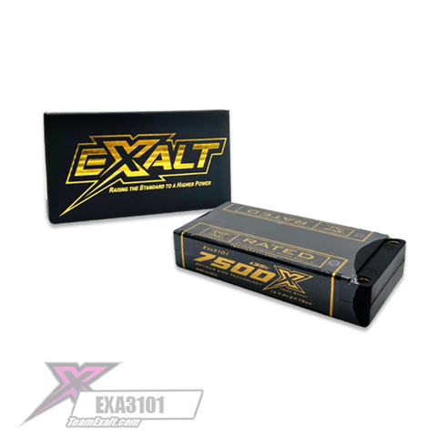 Exalt X-Rated 1S 135C Hardcase LiPo Battery (3.7V/7500mAh)