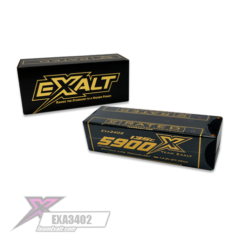 Exalt X-Rated 4S 135C LCG Stick Hardcase Lipo Battery (14.8V/5900mAh)
