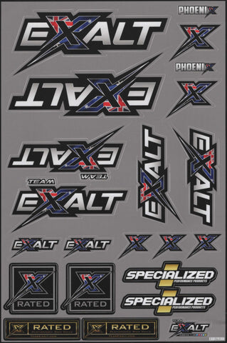 Team Exalt Australia Sticker Sheet (EXAS9451AU)