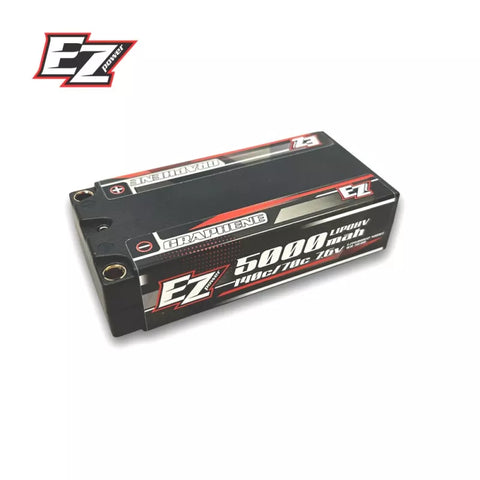 EZ Power 2S 7.6V 5000mAh 140C LiPo HV Shorty Battery