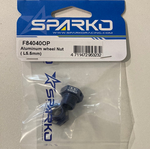 Sparko F8 Aluminum Wheel Nut L5.5mm (F84040OP)