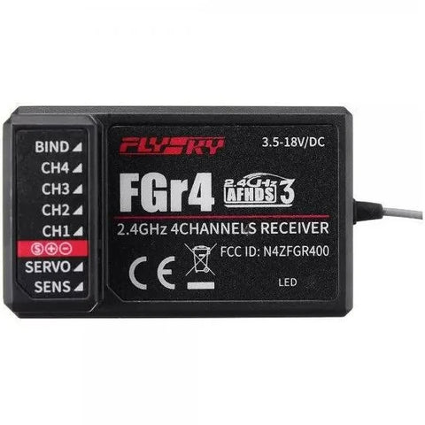 FlySky FGR4 2.4G 4-Channel Receiver.