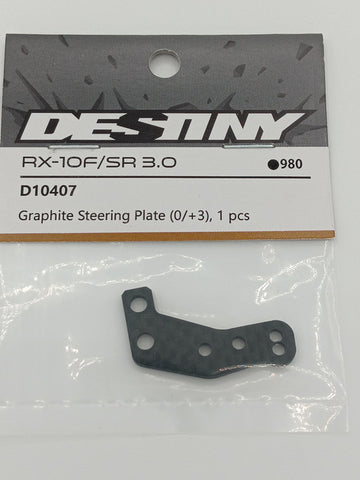 Destiny Carbon Steering Plate 0/+3 (1) D10407