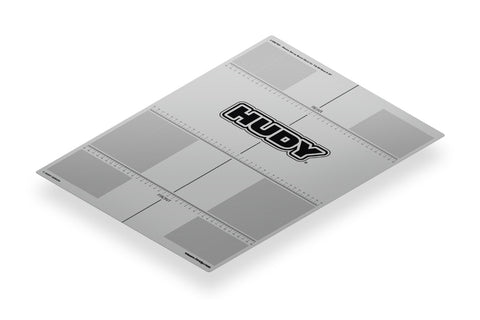 HUDY PLASTIC SET-UP BOARD DECAL FOR 1/8 OFF-ROAD & GT