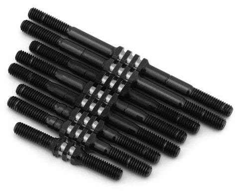 JConcepts - RC10 Worlds Fin titanium turnbuckle set - stealth black - 8pc.