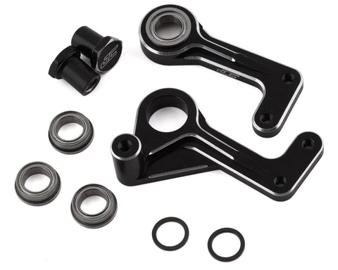 RC10T aluminum steering bellcranks, black