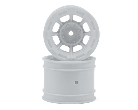 Hazard - 1.7" RC10 rear wheel - white (1/4" original axle)