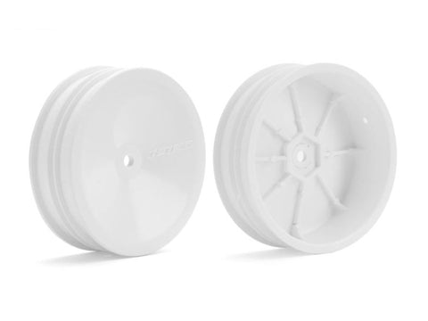 JETKO 1/10 2WD Front White Wheels (2pc)