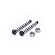 RC10 Front Inner 43mm Hardened Hinge Pin w/locknuts (2) 2WD/4WD Team Associated