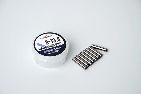 3×13.8mm Hardened Driveshaft Pins (w/container) (8)