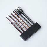 Nut Driver/Hex Wrench Tip Set 1.5, 2.0, 2.5, 3.0mm Hex & 5.5, 7mm Nut Driver 1/4″ Drive Hex Power Tip